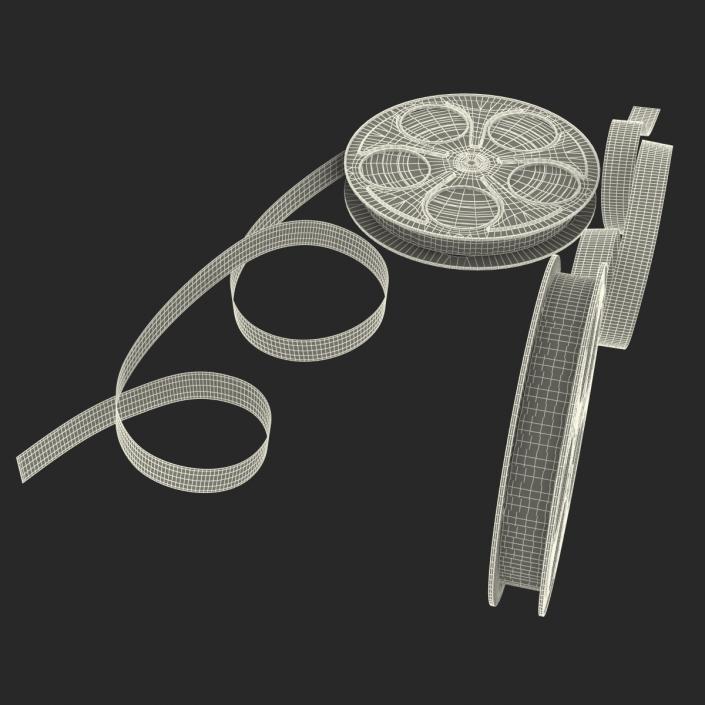 Video Film Reels 3D Models Set 5 3D