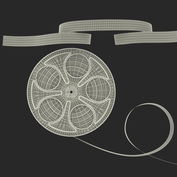 Video Film Reels 3D Models Set 5 3D