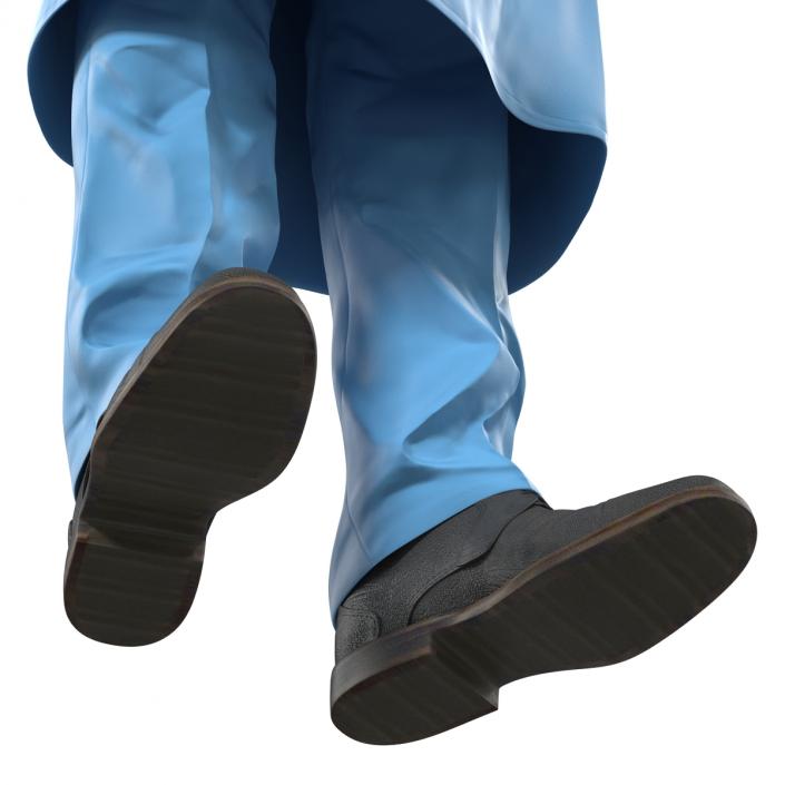 3D Male Surgeon Mediterranean Rigged model