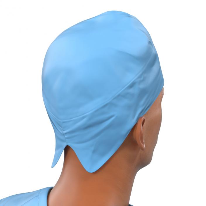 3D model Male Surgeon Mediterranean Rigged 2