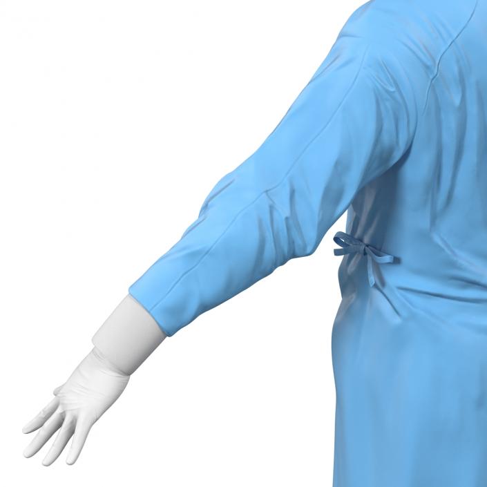 3D model Male Surgeon Mediterranean Rigged 2