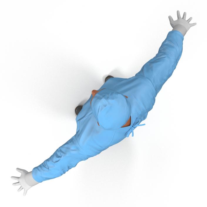 3D Male Surgeon Mediterranean 2 model