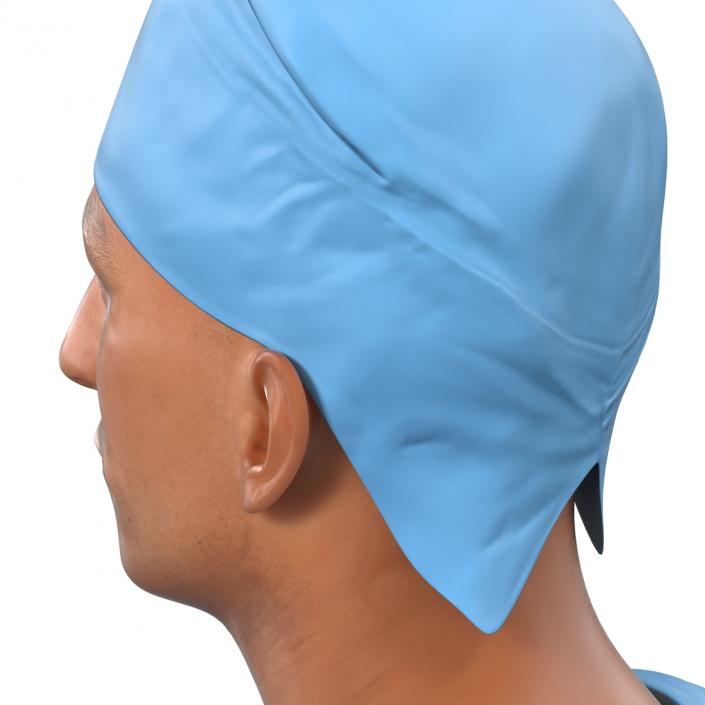 3D Male Surgeon Mediterranean 2 model