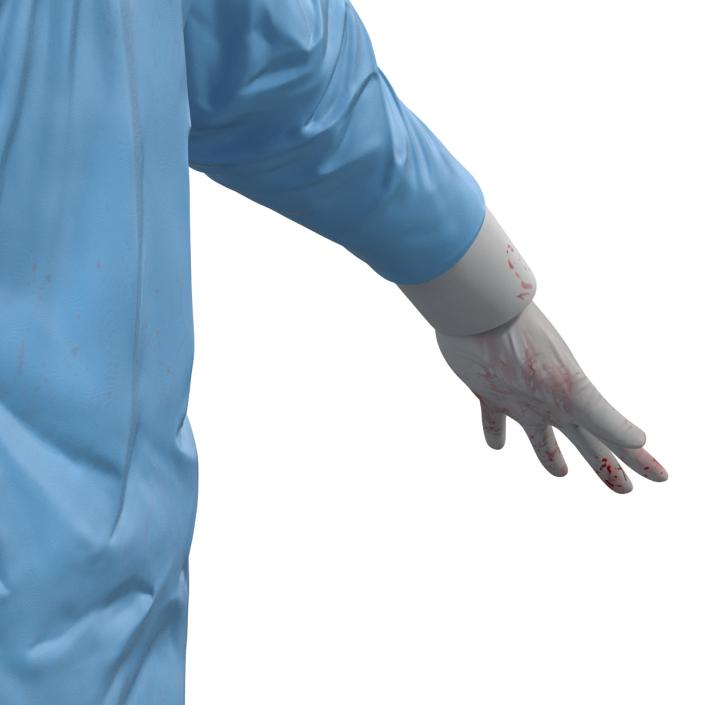 3D Male Surgeon Mediterranean 4 model