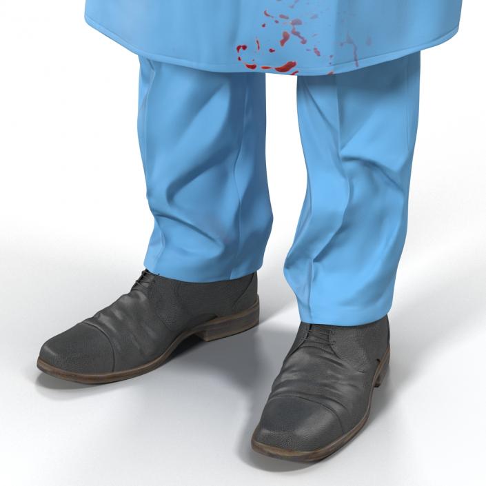 3D Male Surgeon Mediterranean 4 model