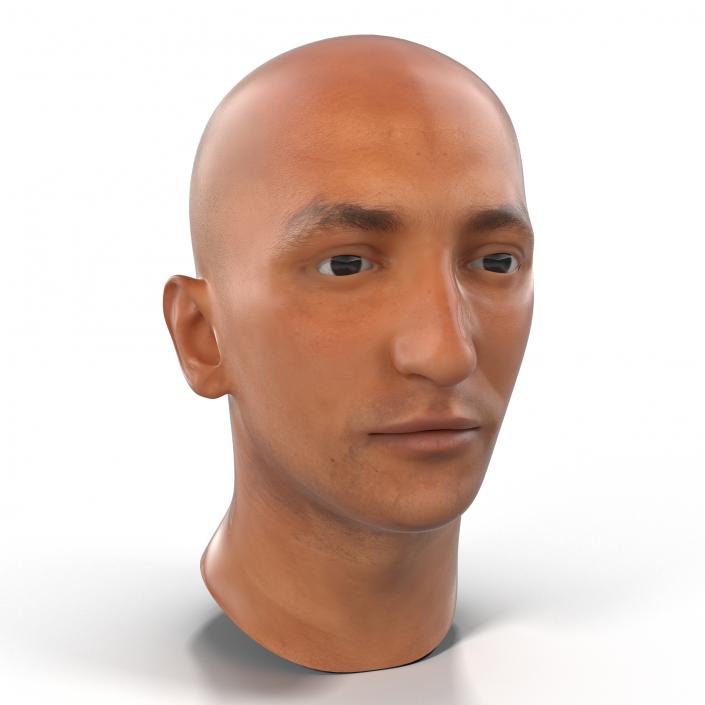 3D Mediterranean Male Head model