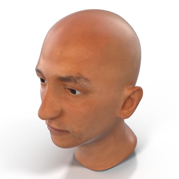 3D Mediterranean Male Head model