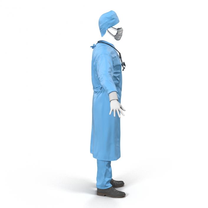 3D model Surgeon Dress 9