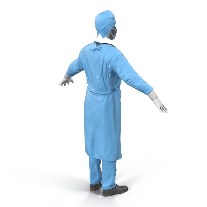 3D model Surgeon Dress 9