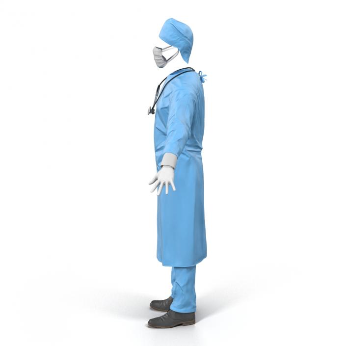 3D model Surgeon Dress 9