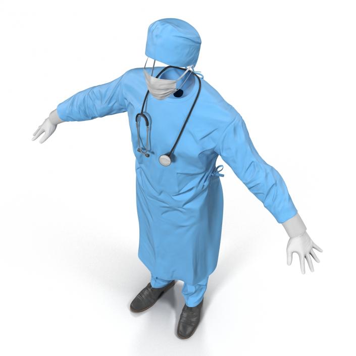 3D model Surgeon Dress 9