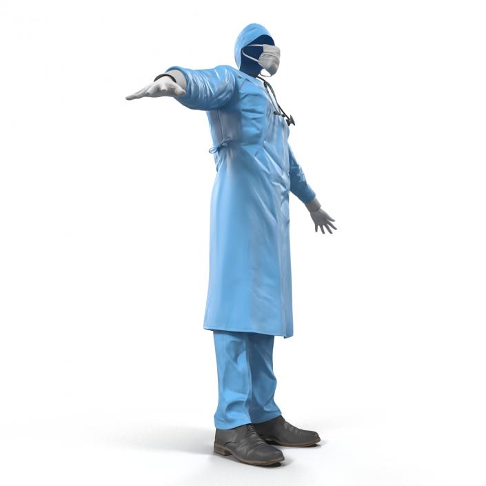 3D model Surgeon Dress 9