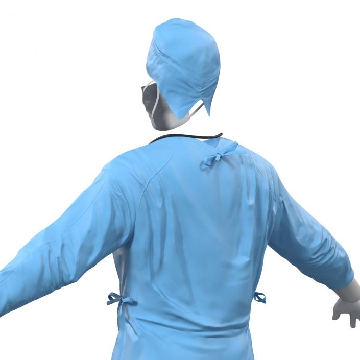 3D model Surgeon Dress 9