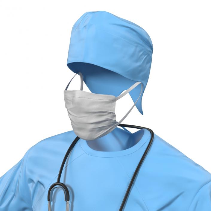 3D model Surgeon Dress 9