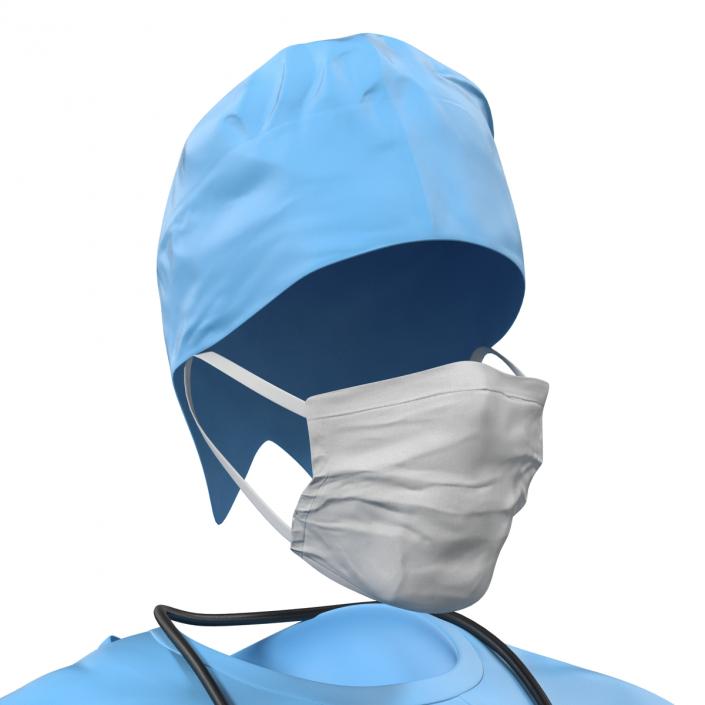 3D model Surgeon Dress 9