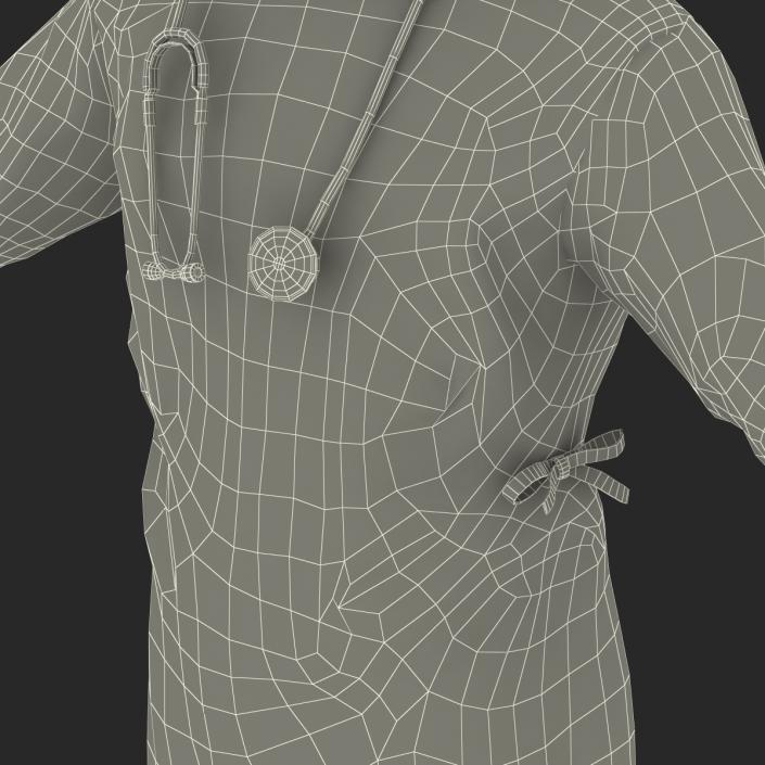 3D model Surgeon Dress 9