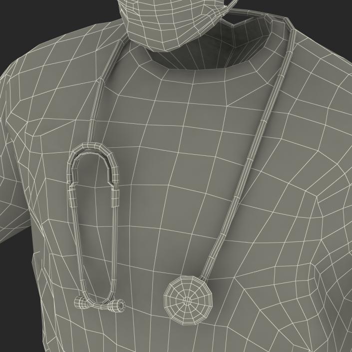 3D model Surgeon Dress 9