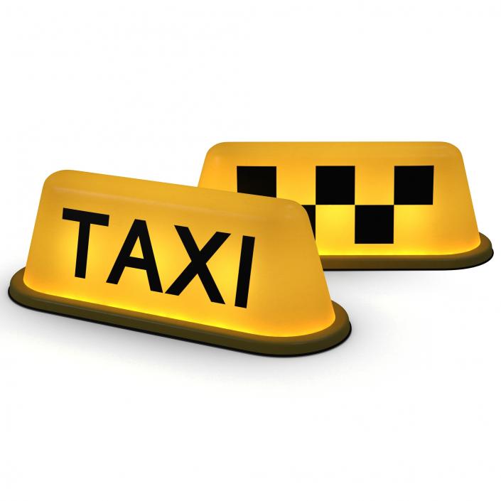 3D model Taxi Light