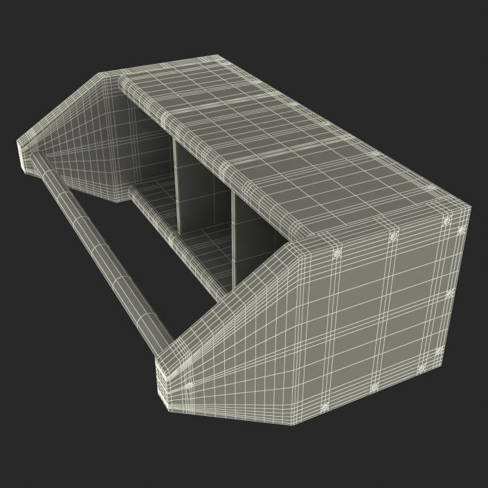 3D model Wooden Tool Box