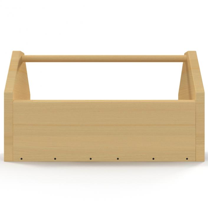 3D model Wooden Tool Box