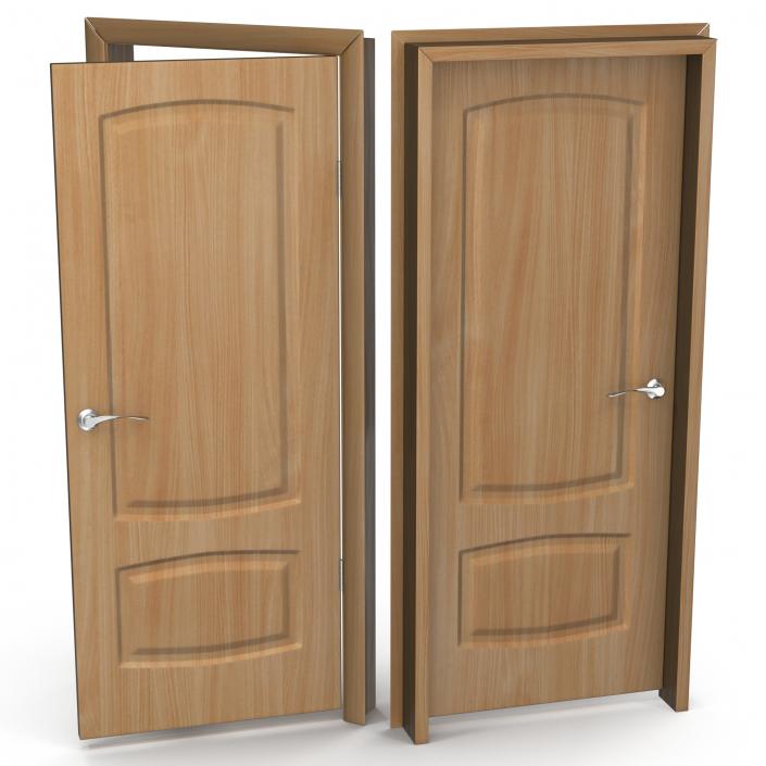 Solid Wooden Door 3D