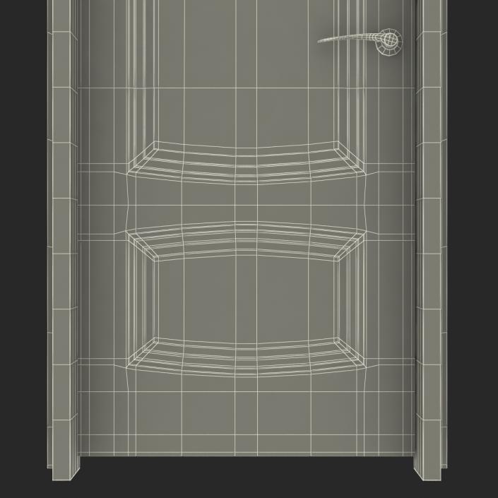 Solid Wooden Door 3D