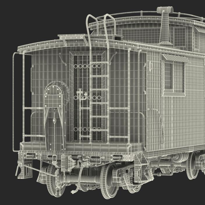 Caboose 3D model