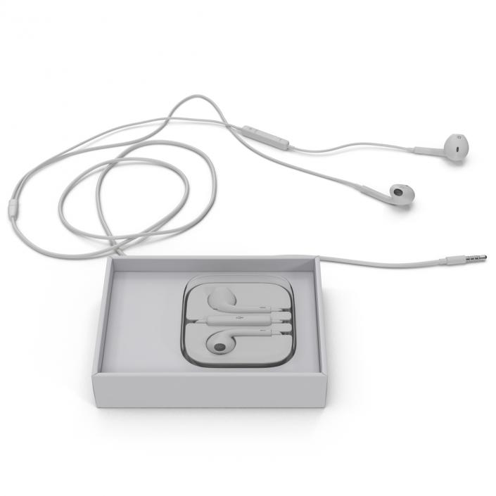 Apple EarPods with Remote and Mic Set 3D