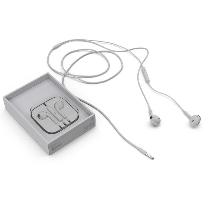 Apple EarPods with Remote and Mic Set 3D