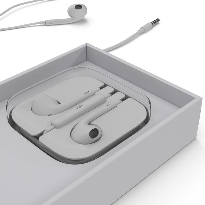 Apple EarPods with Remote and Mic Set 3D