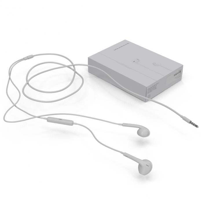 Apple EarPods with Remote and Mic Set 3D