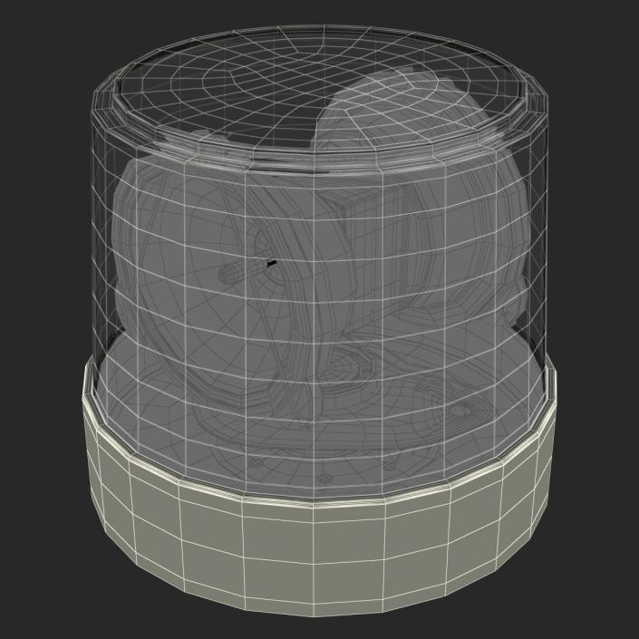 3D Warning Light model