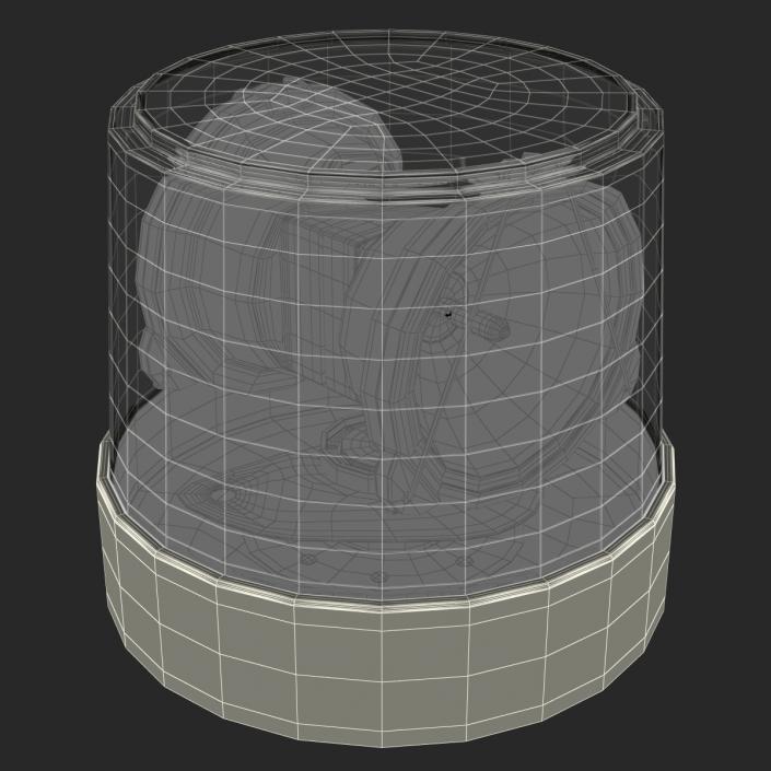3D Warning Light model