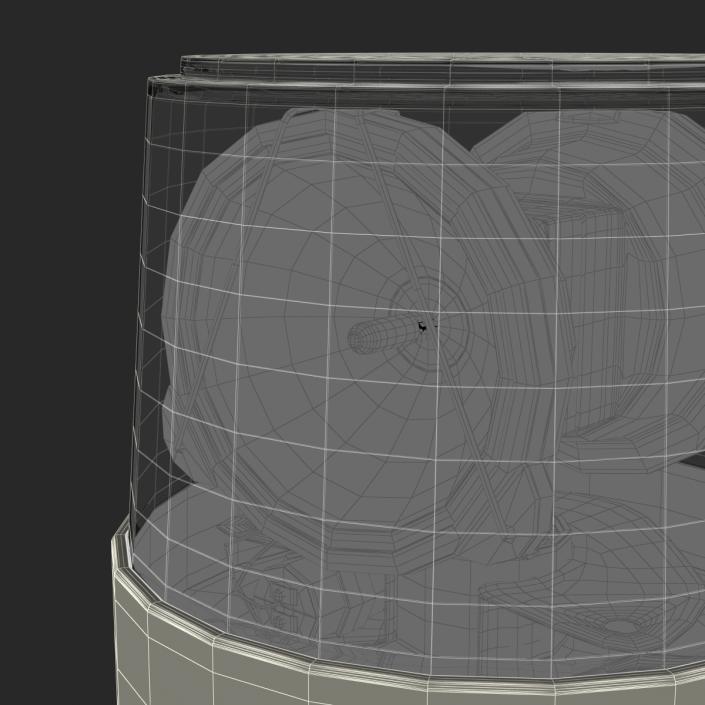 3D Warning Light model