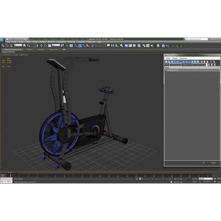 3D model Exercise Bike 2