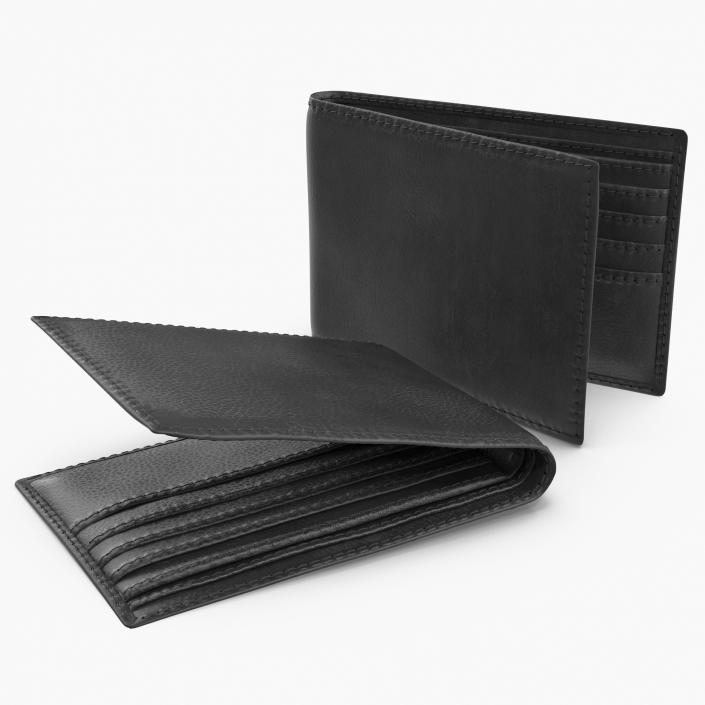 Leather Wallet 3D model