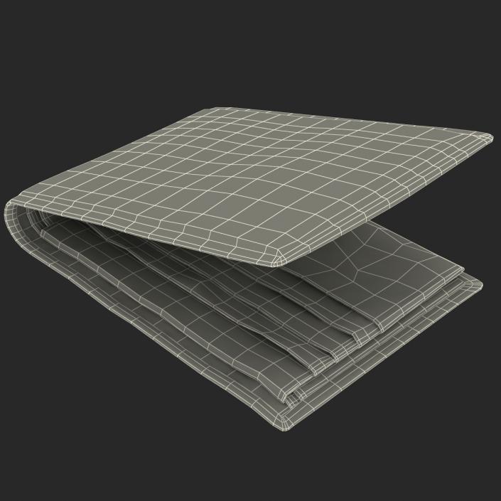 Leather Wallet 3D model