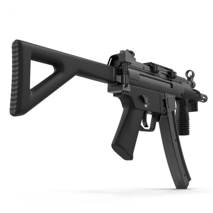 3D Assault Rifle MP5K model