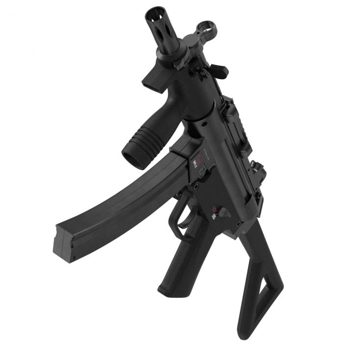 3D Assault Rifle MP5K model