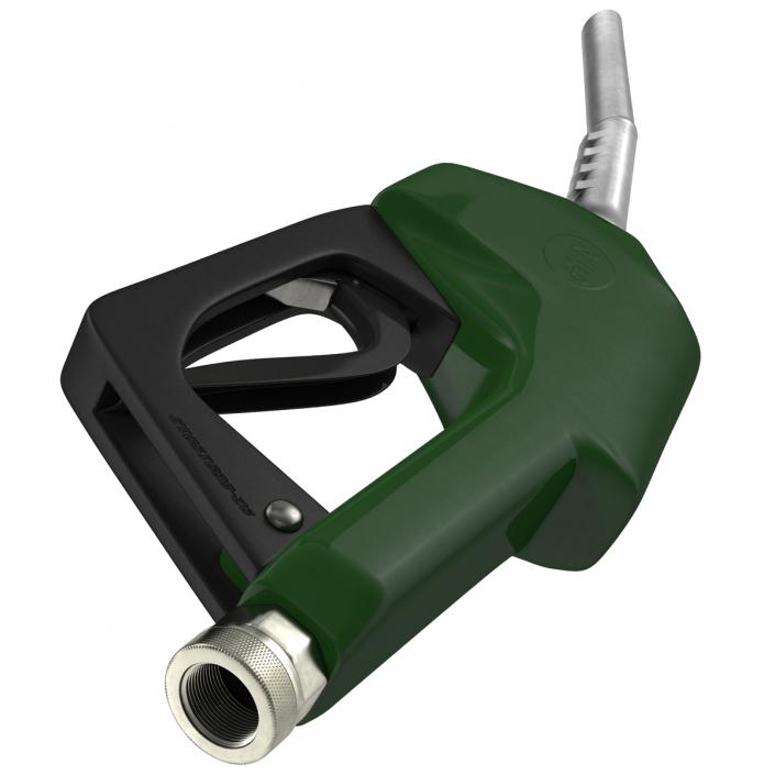 Gas Pump Green 3D model