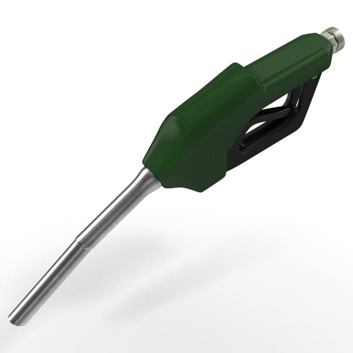 Gas Pump Green 3D model