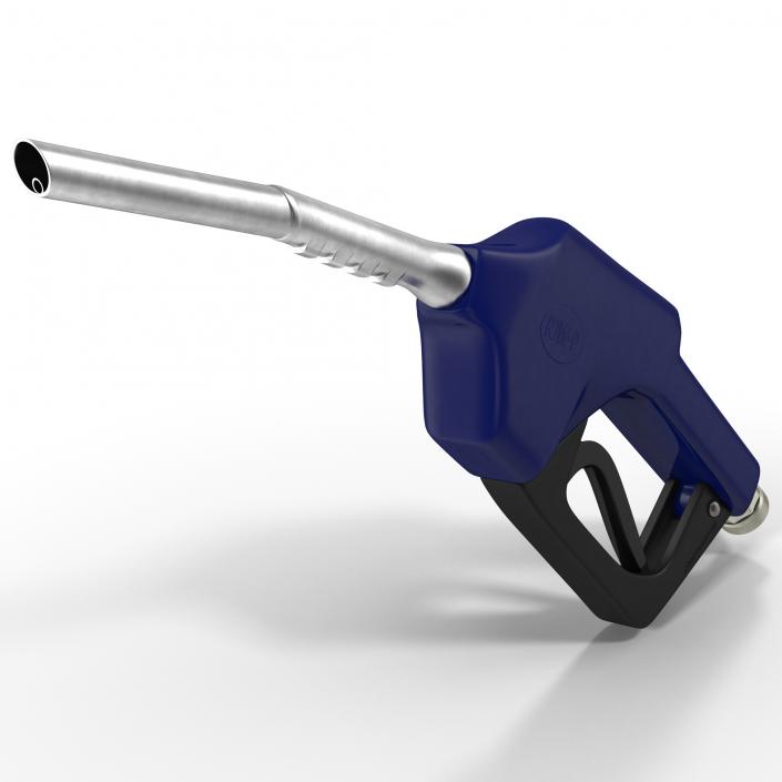 3D Gas Pump Blue model