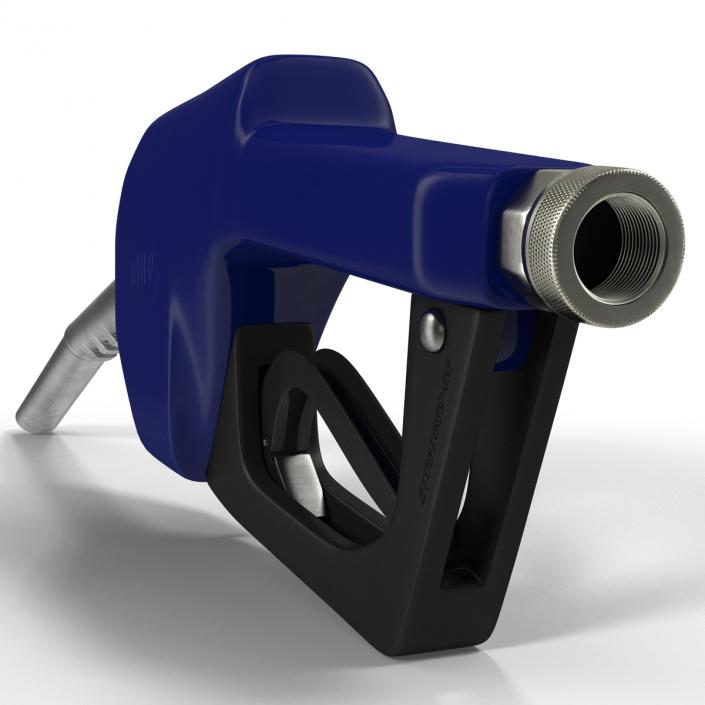 3D Gas Pump Blue model