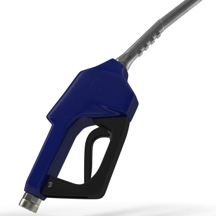 3D Gas Pump Blue model