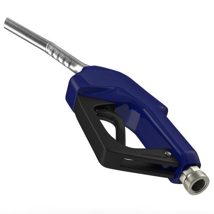 3D Gas Pump Blue model