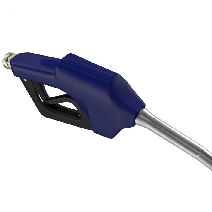 3D Gas Pump Blue model