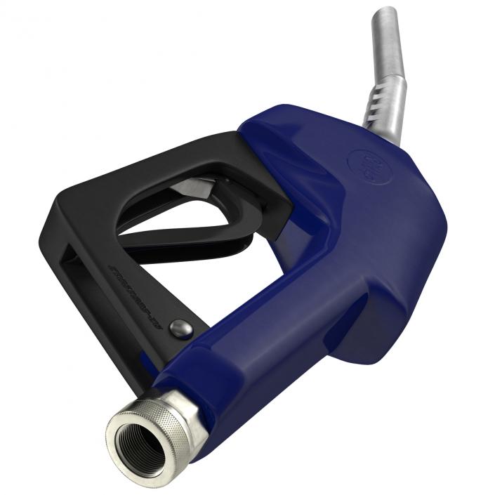 3D Gas Pump Blue model