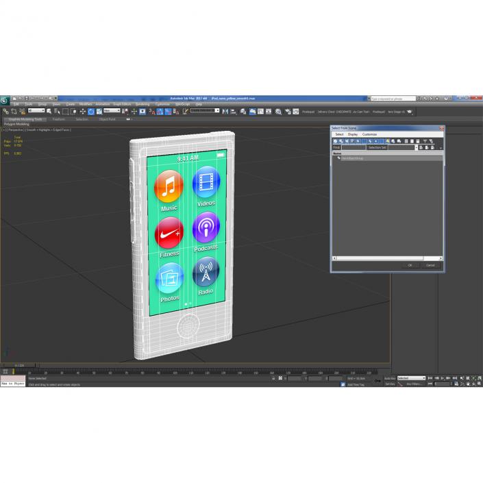 iPod Nano Grey 3D model