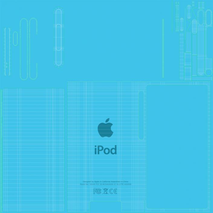 iPod Nano Blue 3D model