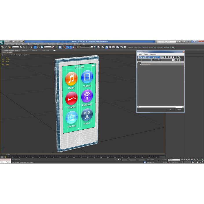 iPod Nano Blue 3D model